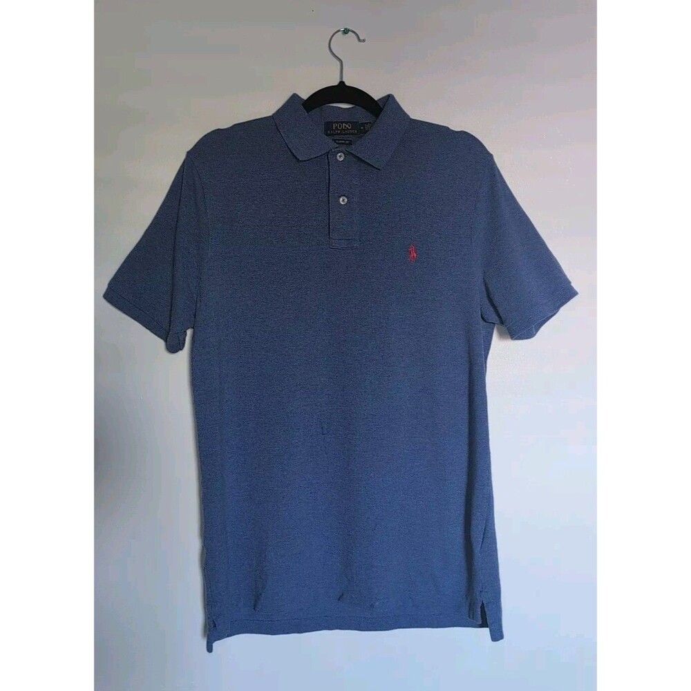 Polo Ralph Lauren |Custom Slim Fit Solid Mesh Polo Shirt | Size M